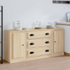 Servante, 3 piese, stejar sonoma, lemn prelucrat