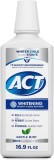 Apă de gură ACT Fluoride Whitening + Anticavity, fără alcool, 500 ml