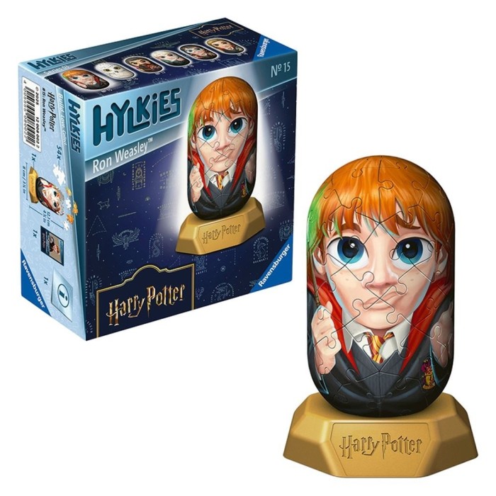 Ravensburger - Puzzle 3D Hylkies Harry Potter mini figurina de colectie Ron