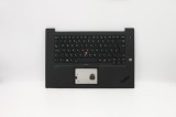 Carcasa superioara cu tastatura palmrest Laptop, Lenovo, ThinkPad P1 Gen 2 Type 20QT, 20QU, 5M10W78903, 5M10W78904, 02XR013, 02XR014, 46M.0GUCS.0127,