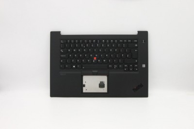 Carcasa superioara cu tastatura palmrest Laptop, Lenovo, ThinkPad P1 Gen 2 Type 20QT, 20QU, 5M10W78903, 5M10W78904, 02XR013, 02XR014, 46M.0GUCS.0127, foto