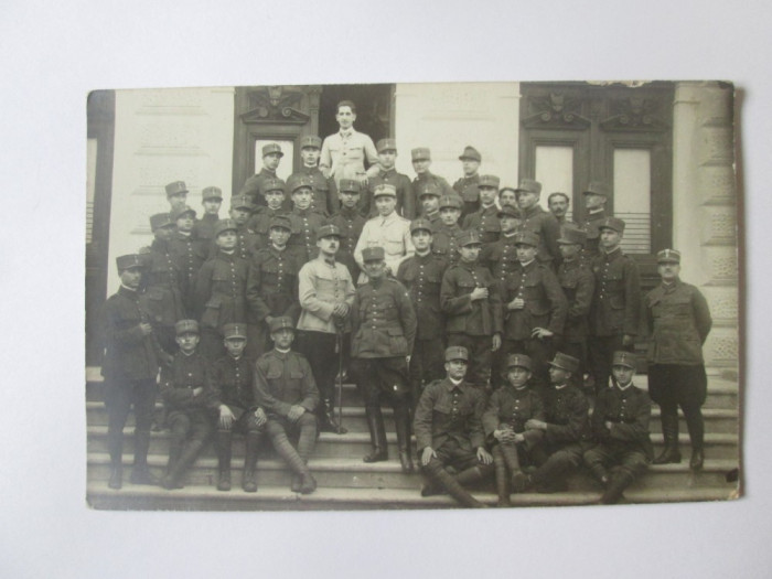 Fotografie colectie 137 x 90 mm scoala ofiteri 1928