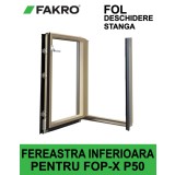 Fereastra mansarda iesire terasa Fakro FOL P50 APMX, stanga