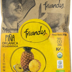 Ananas deshidratat BIO, 30g, Fruandes