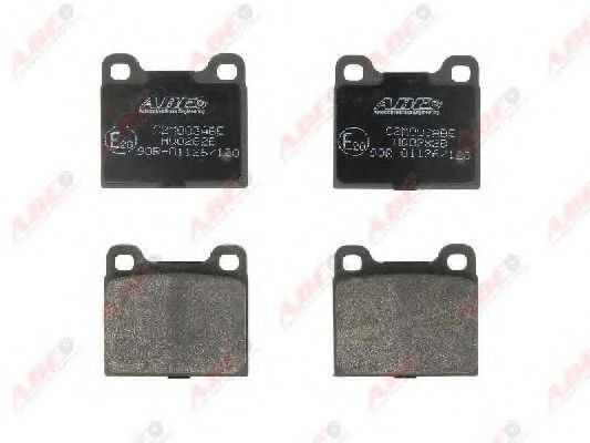 Set placute frana,frana disc ALFA ROMEO SPIDER (115) (1971 - 1993) ABE C2M003ABE