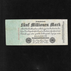 Rar! Germania 5000000 5.000.000 marci mark (5 milioane) 1923 seria8403588