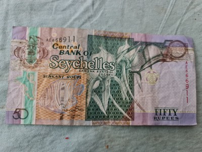 Seychelles- 50 rupees 2011. foto