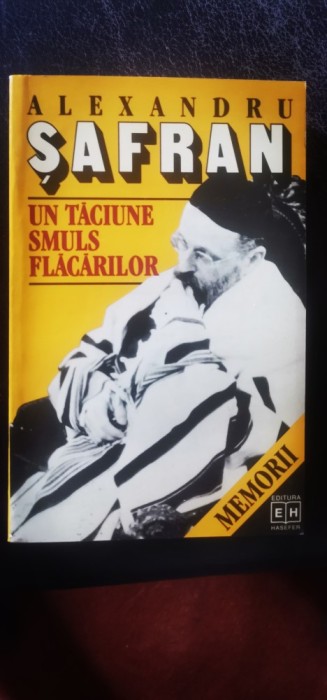 Alexandru Șafran - Un tăciune smuls flăcărilor. Memorii