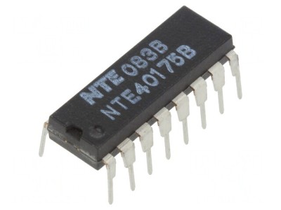 Digital Flip-Flop 4-Channel CMOS DIP16 foto
