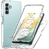 Husa 360 compatibila cu Samsung Galaxy A13 5G - V2 Transparent fata si spate, ALC MOBILE