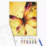 Pictura pe numere - Fluture in zbor, 40x50 cm | Brushme