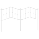Cumpara ieftin Tablie de pat de schimb metalica, alb, 180 cm
