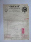 Cumpara ieftin Rara!Factură,,TRICOTANIA&#039;&#039;Cernauti/Bucovina 1930-Fabrica de tricotaje si ciorapi