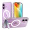 Husa MagSafe pentru Apple iPhone 16, Torras, Pstand, Transparenta
