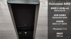 Calculator AMD Athlon II 2.6GHz, 4GB RAM, 320GB HDD, Windows 7/10 foto