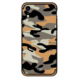 Husa iPhone XR Camouflage Pattern Portocalie NXE