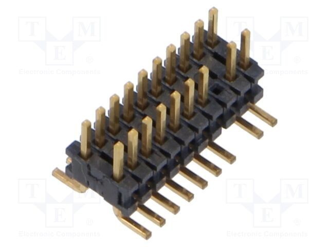 Conector SAMTEC PCB-PCB soclu tată 20 pini SMT 1,27mm vertical