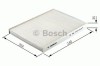 Filtru polen / aer habitaclu SAAB 9-5 (YS3G) (2010 - 2012) BOSCH 1 987 432 304