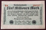 Germania 5.000.000 5000000 mark 5 milionen 1923 seria 587 **