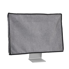 Husa pentru monitor de 24-26&quot; Kwmobile, Gri, Textil, 60249.19