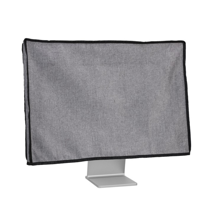 Husa pentru monitor de 24-26&quot; Kwmobile, Gri, Textil, 60249.19