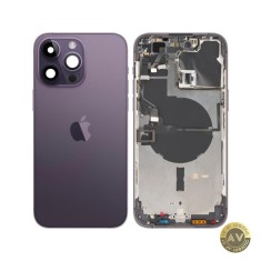 Capac Baterie Apple iPhone 14 Pro Max Cu Carcasa Mijloc Mov (Deep Purple) Swap