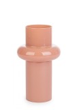Cumpara ieftin Set 6 vaze flori sticla roz somon Eirik 12x20 cm