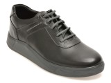 Pantofi sport OTTER negri, 2055273, din piele naturala