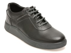 Pantofi OTTER negri, 2055273, din piele naturala