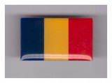 Insigna steag Romania - Editions Atlas, cu pin, Europa