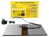 Tester brățări și &icirc;ncălțări ESD 28V