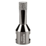 Carota diamantata 12 mm cu filet M14 pentru gresie, piatra si sticla
