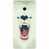 Husa silicon pentru Xiaomi Mi Mix 2, Fierce Polar Bear Winter