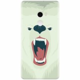 Husa silicon pentru Xiaomi Mi Mix 2, Fierce Polar Bear Winter