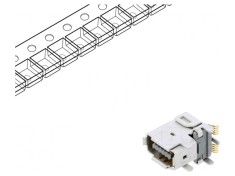 Conector IX Industrial 10 PIN Aurit SMT foto