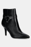 Answear Lab botine femei, culoarea negru, cu toc cui