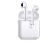 Casti Wireless OMC , Bluethooth 5.0, Carcasa de incarcare, Alb