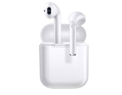 Casti Wireless OMC , Bluethooth 5.0, Carcasa de incarcare, Alb foto