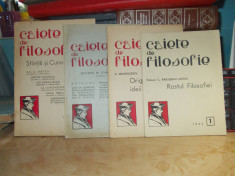 LOT 4 CAIETE DE FILOSOFIE ( ANTON DUMITRIU ) : NR. 1 , 3, 4 / 1942_10 / 1945 foto