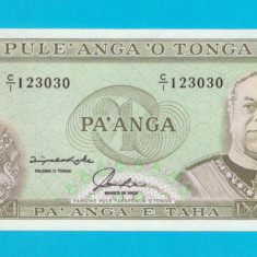 Tonga 1 Pa'anga 1995 'Tupou IV' UNC serie: 123030