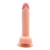 Dildo Realist Aiden cu Ventuza, PVC, Natural, 21 cm, Guilty Toys