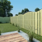 vidaXL Panou de gard, 180 x (165-180) cm, lemn de pin tratat