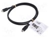 Cablu USB 4.0 USB C Goobay 1m negru 20Gbps