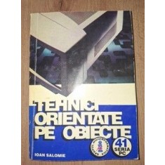 Tehnici orientate pe obiecte- Ioan Salomie