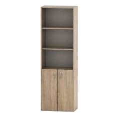 Biblioteca pal stejar sonoma Tempo 57x34x175 cm