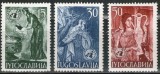 Iugoslavia 1953 - Fresce, arta, serie neuzata