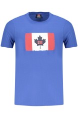 Norway Tricou barbati cu imprimeu, din bumbac, albastru, M foto