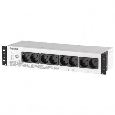 UPS Legrand Keor PDU monofazat, 800VA/480W, IN 1xIEC 10A OUT 8x Schuko, technologie off-line, conexiune USB HID, capacitate baterie 12V/9AH, 230V, dim