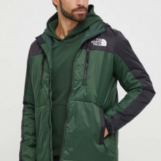 The North Face geacă Himalayan Light Synth bărbați, culoarea verde, de tranziție NF0A7WZXKII1