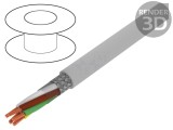 Cablu ecranat BiT LiYCY 5x0,75mm2 cu tresă de cupru cositorit